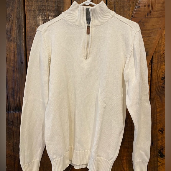 Mens 1/4 zip sweater, size medium - Picture 2 of 6